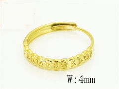 HY Wholesale Popular Rings Jewelry Stainless Steel 316L Rings-HY15R2708GKO