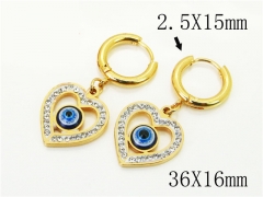 HY Wholesale Earrings 316L Stainless Steel Popular Jewelry Earrings-HY60E1700DKL