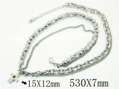 HY Wholesale Necklaces Stainless Steel 316L Jewelry Necklaces-HY72N0081IOC