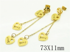 HY Wholesale Earrings 316L Stainless Steel Popular Jewelry Earrings-HY91E0523HHG