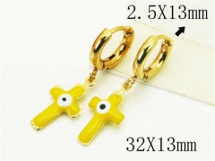 HY Wholesale Earrings 316L Stainless Steel Popular Jewelry Earrings-HY60E1706JR