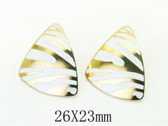 HY Wholesale Earrings 316L Stainless Steel Popular Jewelry Earrings-HY50E0026OW