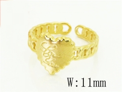 HY Wholesale Popular Rings Jewelry Stainless Steel 316L Rings-HY15R2639BKO