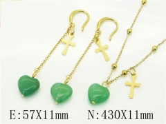 HY Wholesale Jewelry 316L Stainless Steel jewelry Set-HY92S0112HOX