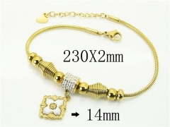 HY Wholesale Bracelets 316L Stainless Steel Jewelry Bracelets-HY24B0225HLR