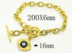 HY Wholesale Bracelets 316L Stainless Steel Jewelry Bracelets-HY91B0462PQ