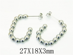 HY Wholesale Earrings 316L Stainless Steel Popular Jewelry Earrings-HY06E0431ME