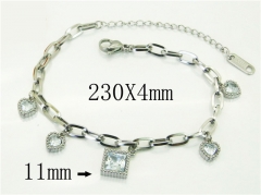 HY Wholesale Bracelets 316L Stainless Steel Jewelry Bracelets-HY19B1113OC