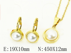 HY Wholesale Jewelry 316L Stainless Steel jewelry Set-HY67S0022NE