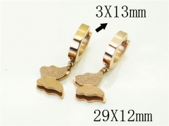 HY Wholesale Earrings 316L Stainless Steel Popular Jewelry Earrings-HY19E0013LA