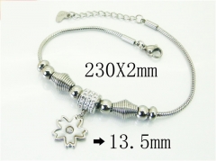 HY Wholesale Bracelets 316L Stainless Steel Jewelry Bracelets-HY24B0221HJD