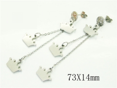 HY Wholesale Earrings 316L Stainless Steel Popular Jewelry Earrings-HY91E0504PU
