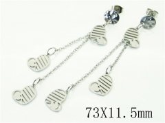 HY Wholesale Earrings 316L Stainless Steel Popular Jewelry Earrings-HY91E0487PZ