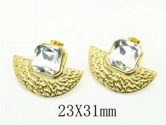 HY Wholesale Earrings 316L Stainless Steel Popular Jewelry Earrings-HY50E0018OX