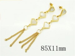 HY Wholesale Earrings 316L Stainless Steel Popular Jewelry Earrings-HY60E1740GKO