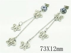 HY Wholesale Earrings 316L Stainless Steel Popular Jewelry Earrings-HY91E0486PA