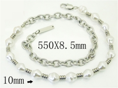 HY Wholesale Necklaces Stainless Steel 316L Jewelry Necklaces-HY72N0063INC