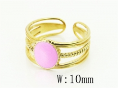 HY Wholesale Popular Rings Jewelry Stainless Steel 316L Rings-HY80R0029K5