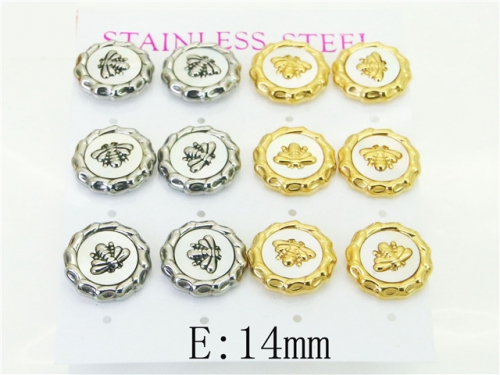 HY Wholesale Earrings 316L Stainless Steel Popular Jewelry Earrings-HY59E1220IKL