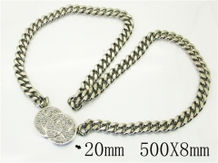 HY Wholesale Necklaces Stainless Steel 316L Jewelry Necklaces-HY72N0067KLF