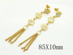 HY Wholesale Earrings 316L Stainless Steel Popular Jewelry Earrings-HY60E1735BKO