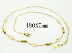 HY Wholesale Necklaces Stainless Steel 316L Jewelry Necklaces-HY19N0537PQ