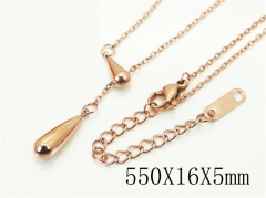 HY Wholesale Necklaces Stainless Steel 316L Jewelry Necklaces-HY53N0151NX