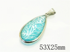 HY Wholesale Pendant Jewelry 316L Stainless Steel Jewelry Pendant-HY72P0081HJS