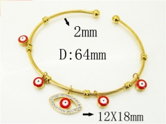 HY Wholesale Bangles Jewelry Stainless Steel 316L Fashion Bangle-HY24B0216HMD