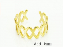 HY Wholesale Popular Rings Jewelry Stainless Steel 316L Rings-HY15R2609VKO