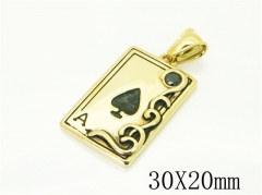 HY Wholesale Pendant Jewelry 316L Stainless Steel Jewelry Pendant-HY62P0227PA