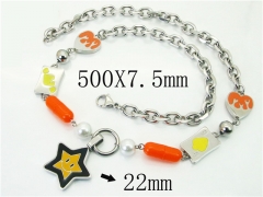 HY Wholesale Necklaces Stainless Steel 316L Jewelry Necklaces-HY72N0072JOG