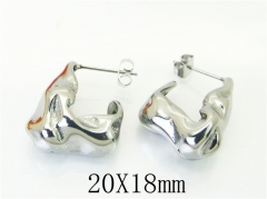 HY Wholesale Earrings 316L Stainless Steel Popular Jewelry Earrings-HY06E0439OQ