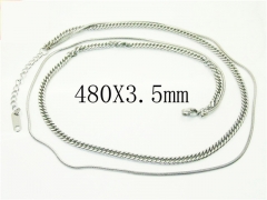HY Wholesale Necklaces Stainless Steel 316L Jewelry Necklaces-HY53N0142ML
