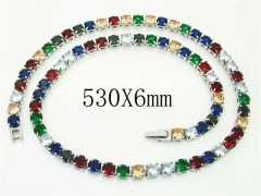 HY Wholesale Necklaces Stainless Steel 316L Jewelry Necklaces-HY72N0053MOC