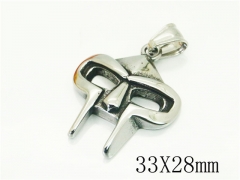 HY Wholesale Pendant Jewelry 316L Stainless Steel Jewelry Pendant-HY22P1157HEE