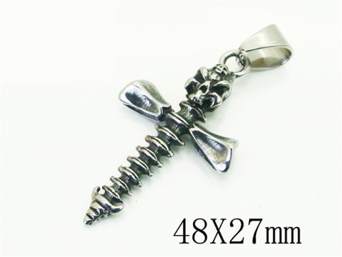 HY Wholesale Pendant Jewelry 316L Stainless Steel Jewelry Pendant-HY13PE1943MB