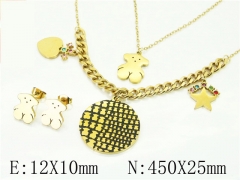 HY Wholesale Jewelry 316L Stainless Steel jewelry Set-HY02S2902HMX