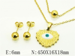HY Wholesale Jewelry 316L Stainless Steel jewelry Set-HY91S1695PS