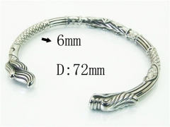 HY Wholesale Bangles Jewelry Stainless Steel 316L Fashion Bangle-HY72B0054HOG