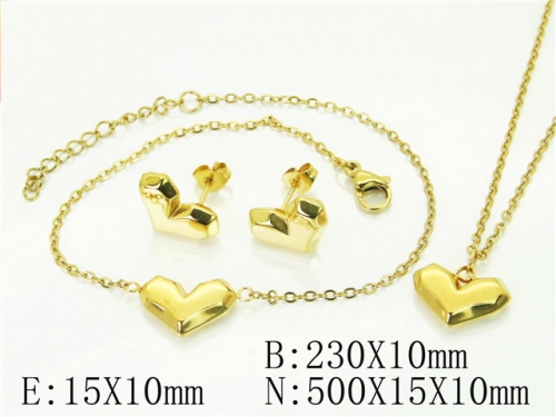 HY Wholesale Jewelry 316L Stainless Steel jewelry Set-HY59S2541HEE