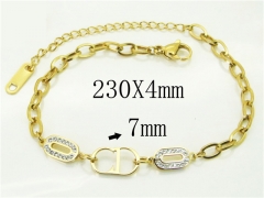 HY Wholesale Bracelets 316L Stainless Steel Jewelry Bracelets-HY19B1108PZ