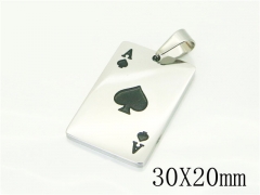 HY Wholesale Pendant Jewelry 316L Stainless Steel Jewelry Pendant-HY62P0225OQ