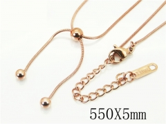 HY Wholesale Necklaces Stainless Steel 316L Jewelry Necklaces-HY53N0154NS