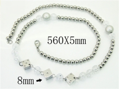 HY Wholesale Necklaces Stainless Steel 316L Jewelry Necklaces-HY72N0073JOR