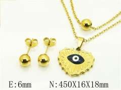 HY Wholesale Jewelry 316L Stainless Steel jewelry Set-HY91S1698PU
