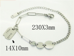 HY Wholesale Bracelets 316L Stainless Steel Jewelry Bracelets-HY19B1122NV