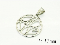 HY Wholesale Pendant Jewelry 316L Stainless Steel Jewelry Pendant-HY72P0103PZ