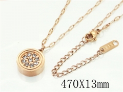 HY Wholesale Necklaces Stainless Steel 316L Jewelry Necklaces-HY19N0523OV