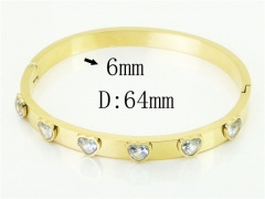 HY Wholesale Bangles Jewelry Stainless Steel 316L Fashion Bangle-HY80B1776HJL